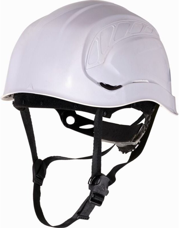 Weisser Bauhelm Im Stil Eines Berghelms Delta Plus- D020grapebcfl