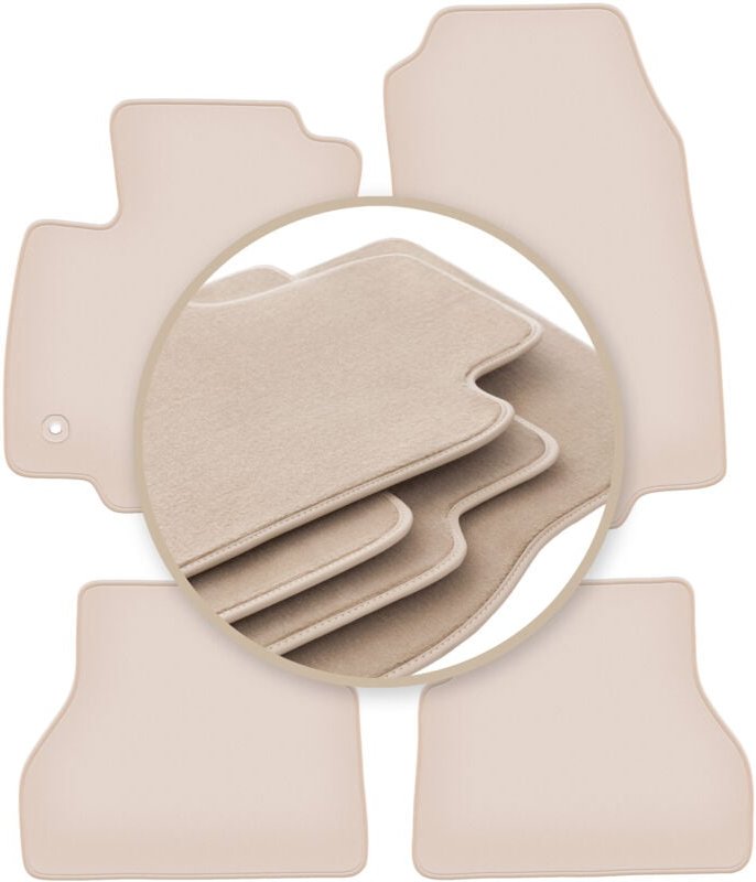Beige PREMIUM-Matten für: Ford B-MAX Minivan 2012-2017