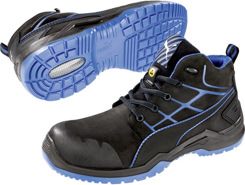 Puma - Stiefel 634200, esd, S3, Gr.41, schwarz/blau