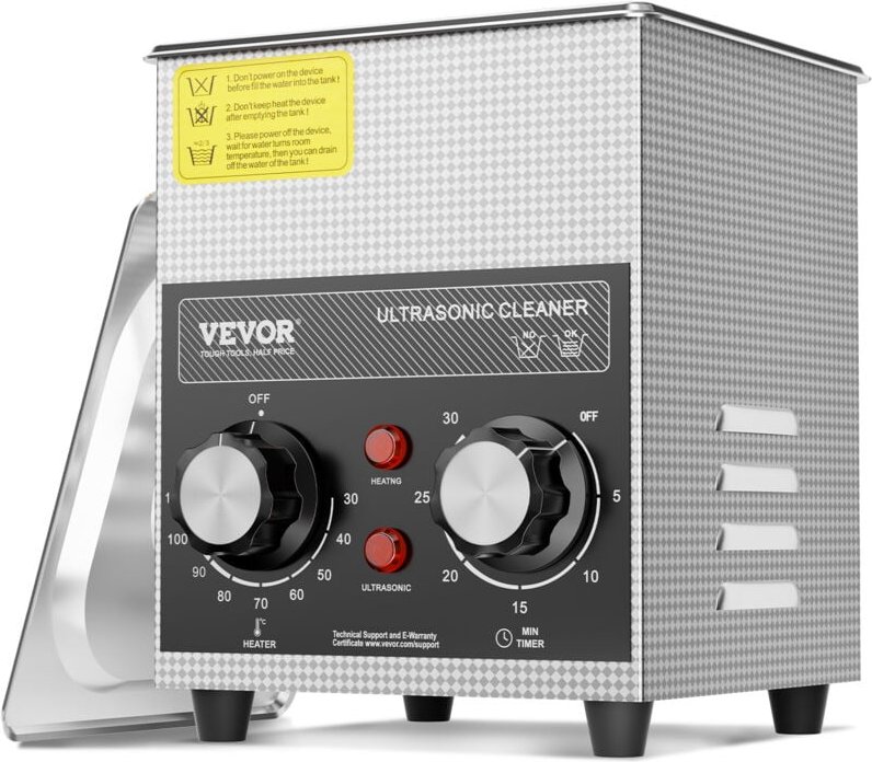 Thumbnail - 2 l Ultraschallreiniger mit Heiztimer & Korb professionelle digitale Ultraschall Reinigungsgeräte, 60 w Reinigungsmaschi...