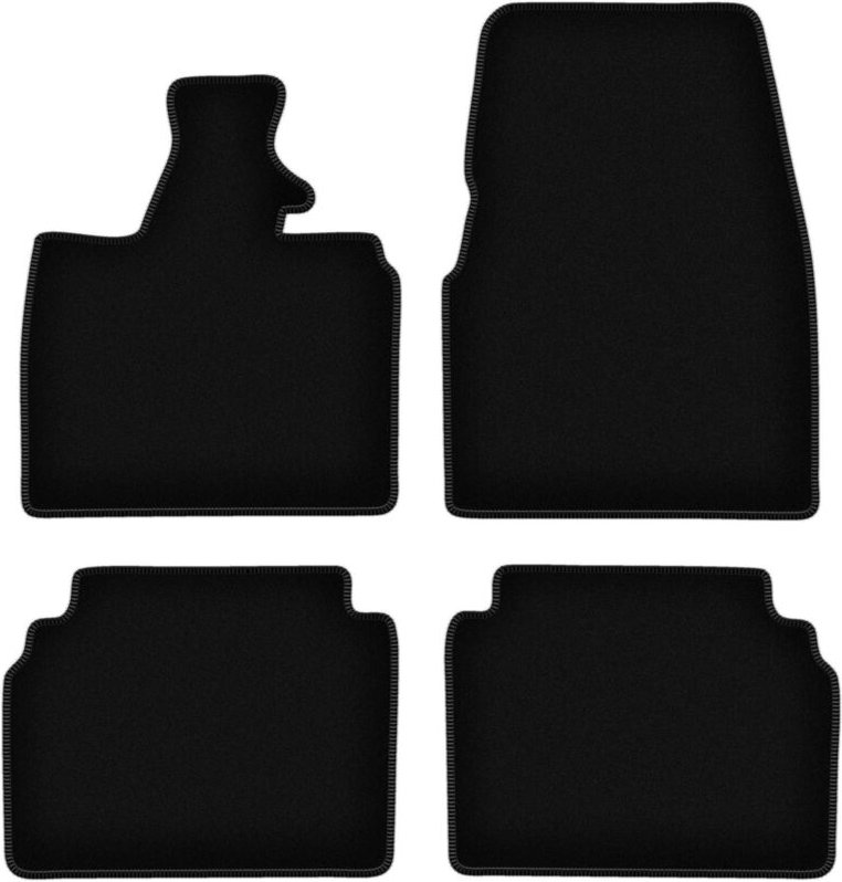 BASIC schwarze Veloursmatten für: BMW I3 L01 Fließheck (2013-)