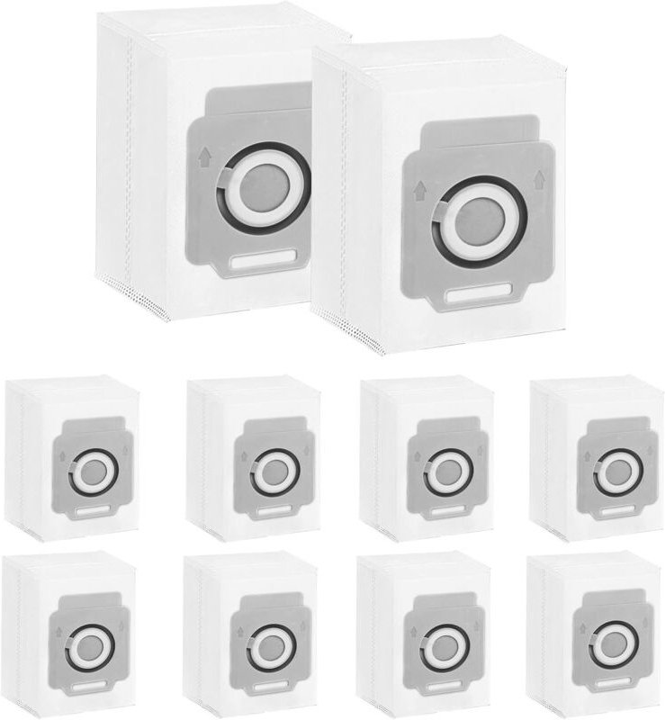 Thumbnail - 10er-Pack Ersatz-Staubsaugerbeutel für iRobot Roomba i7, i7+, i3, i3+, i6, i6+, S9, S9+, Einweg-Ersatzbeutel, großes Fas...