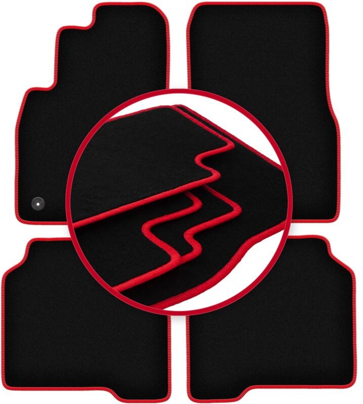 CARLUX-RED Autofußmatten für: Hyundai Terracan SUV (2001-2006)