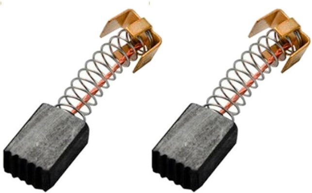 Trade-shop - 2x Motorkohlen / Kohlebürsten / Kohlestifte 6x10x15mm für Makita Bohrhammer Stemmhammer Stichsäge Oberfräse...