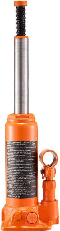 Mophorn Hydraulischer Flaschenheber mit 4 t Tragkraft, Hubbereich von 185–350 mm, robuster Wagenheber mit Schweißkonstru...