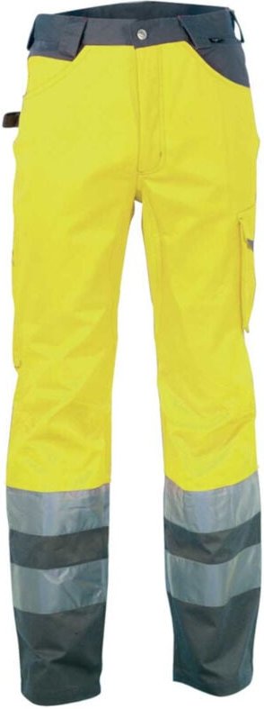 Cofra Warnschutzhose mit Reflexstreifen, Kurzgröße gelb 54