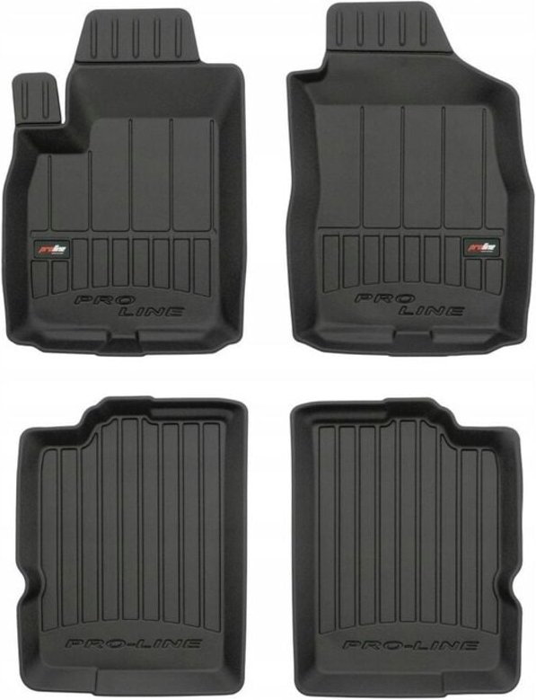 Thumbnail - Gummimatten und Fußmatten Fiat Panda 2 II 2003-2012 3D Mulde