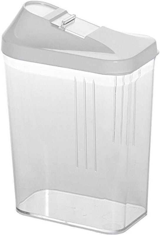 Vorratsdose Schüttdose 0,5 l 3x4,5x15cm weiß