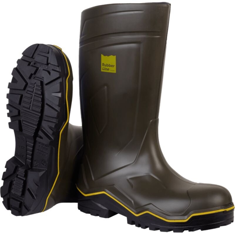 Grüne Arbeitsstiefel rubber line Solidur RLO4VT-39