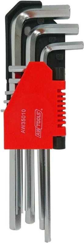 AWTOOLS BLACK LINE INBUSSCHLÜSSEL /1,5-10mm/9Stk.