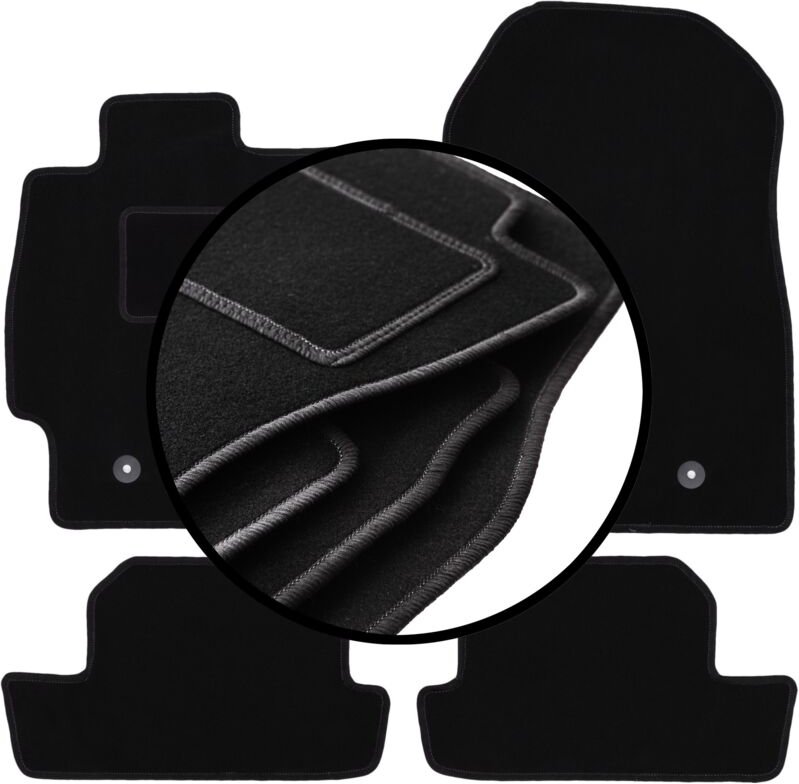 Komplettset Veloursmatten für: Subaru BRZ Coupé (2011-)