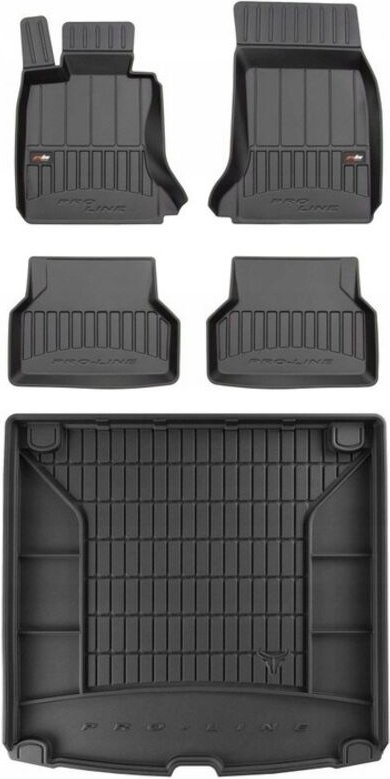 3D SET Gummimatten und Fußmatten BMW 5 E61 Kombi 2003-2010