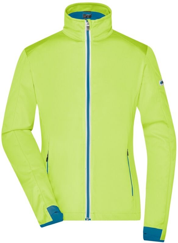 James&nicholson - Damen Softshell-Jacke JN1125 Gr. xl bright-yellow/bright-blue