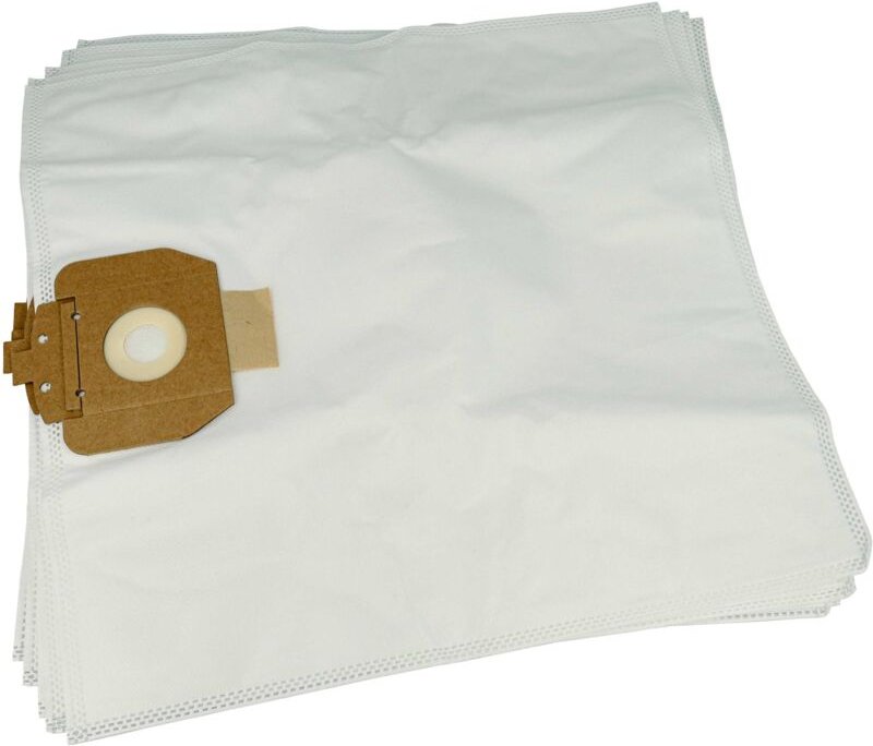 5x Staubbeutel kompatibel mit PowerPlus powx 109, s 85, 322, 320, 3230 Staubsauger - Mikrovlies, 43cm x 41cm Weiß - Vhbw