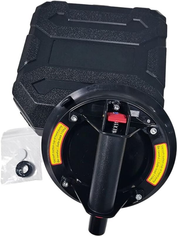 Saugnapf, elektrischer Vakuum-Saugnapf zum Tragen von Glasfliesen – nützliches, hochfestes, rostfreies Handwerkzeug – 1 ...