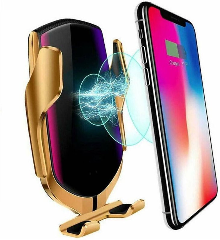 Trade Shop Traesio - Trade Shop - caricabatterien nach car wireless support smartphone R1 mit sensor der openung -