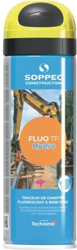Baustellenmarkierspray Fluo TP Hydro neongelb 500ml Spraydose