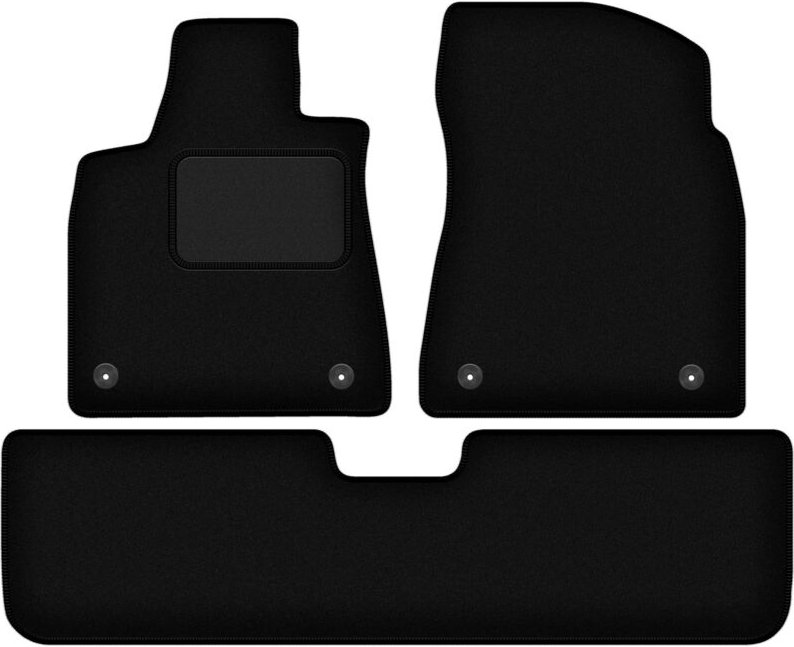 Schwarze Velours-Fußmatten für: Lexus RX IV 0 (2015-2022)