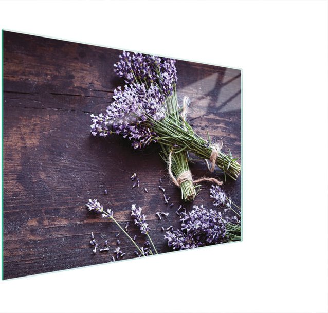 Glasschneidebrett 30x22 Lavendel