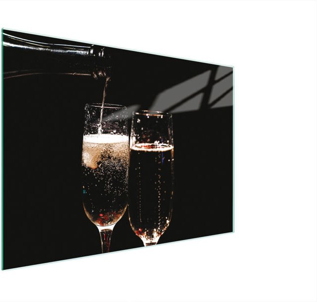 Glasschneidebrett 30x22 Wein