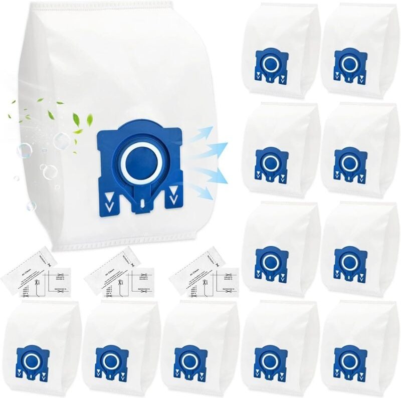 18er-Pack Staubsaugerbeutel für Miele GN 3D Classic C1 Complete C2 C3, S227, S400i, S600, S800 Airclean 3D Efficiency. E...