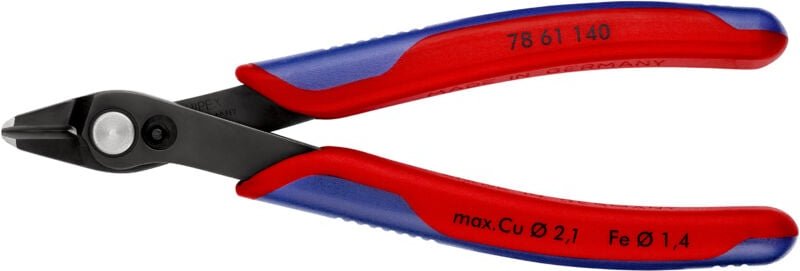 Knipex - 78 61 140 Electronic Super Knips xl mit Mehrko.-Hülle brüniert 140 mm