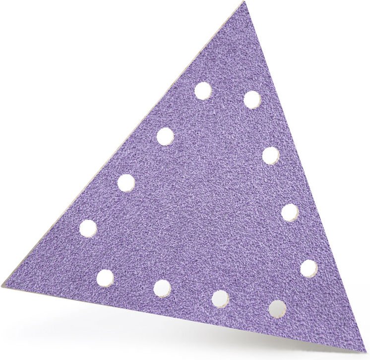 Purple hd Klett-Schleifscheiben, 290 x 250 mm, 12-Loch, f. Trockenbauschleifer, Keramik-Mix (25 Stk.) K60 - Menzer