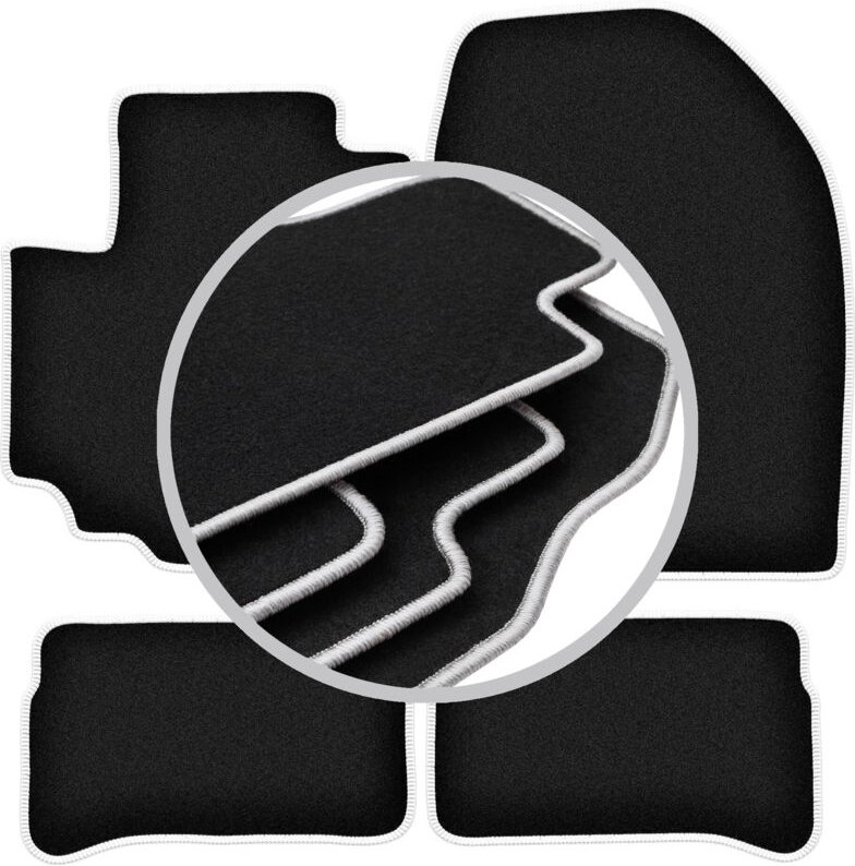 CARLUX-SILVER Autofußmatten für: Suzuki Vitara II FL SUV (2018-)