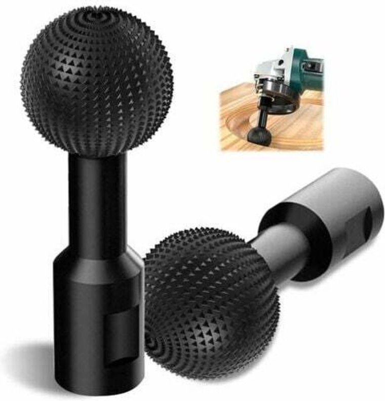 Sphärischer Holzskulptur-Fräser – Schnitzwerkzeug auf Metall, Holz-Fräser – Hartmetallfräser – 10 mm Holzskulptur-Polier...