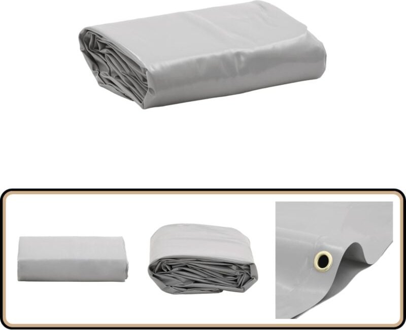 Abdeckplane Grau 1,5x2 m 650 g/m² - Abdeckplane - Plane - Planen - Wasserdichte Plane - Wetterfeste Plane