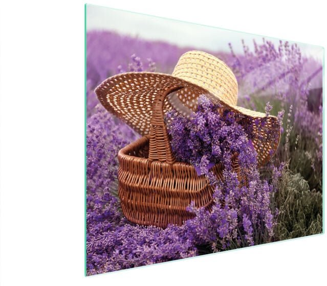 Glasschneidebrett 52x40 Lavendel