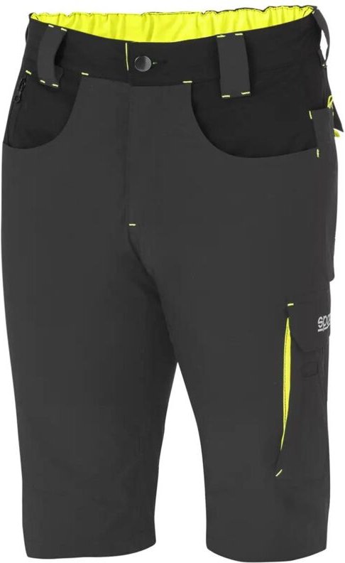 Sparco 02428GSGF Bermuda Leichte technische Shorts Laredo Grau/Gelb S