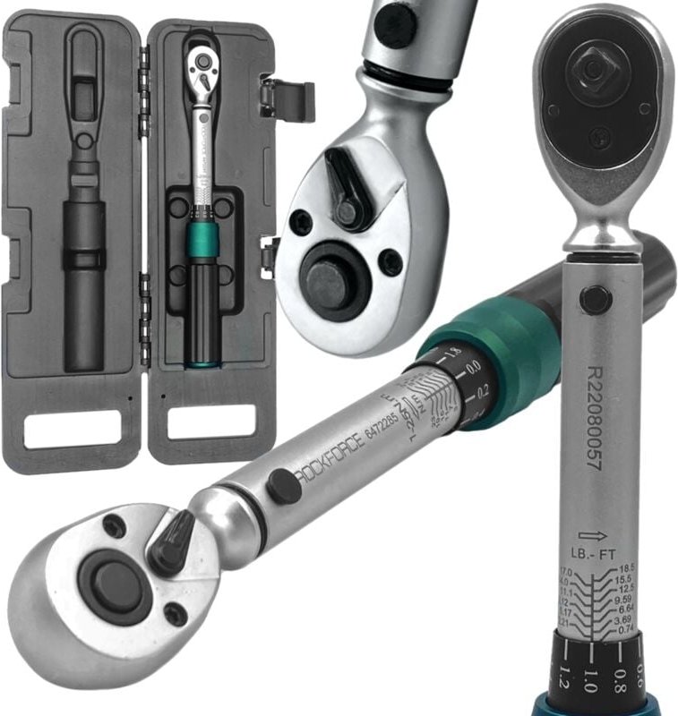 Drehmomentschlüssel mit Schließzertifikat Kaliber 1/4