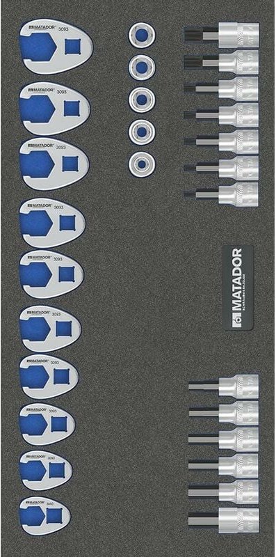 Thumbnail - Mts Steckschlüssel-Satz, 28-tlg., 10 mm (3/8') tx / e (1/3