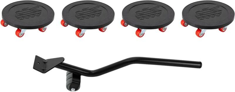 Thumbnail - 4er-Set Transportrollen für Möbel – Mit 6 Transportrollen – Um 360° drehbare Rollen – Für schwere Möbel – 4 Möbelrollen ...