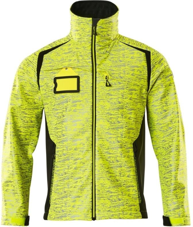 Mascot Softshelljacke mit Reflexeffekte 19202 Gr. 3XL hi-vis gelb/schwarz