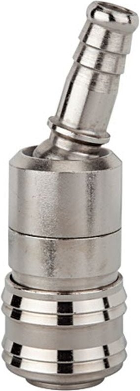 Schnellverschlusskupplung nw 7,2, ms vern., Tülle 6 mm drehbar - Riegler