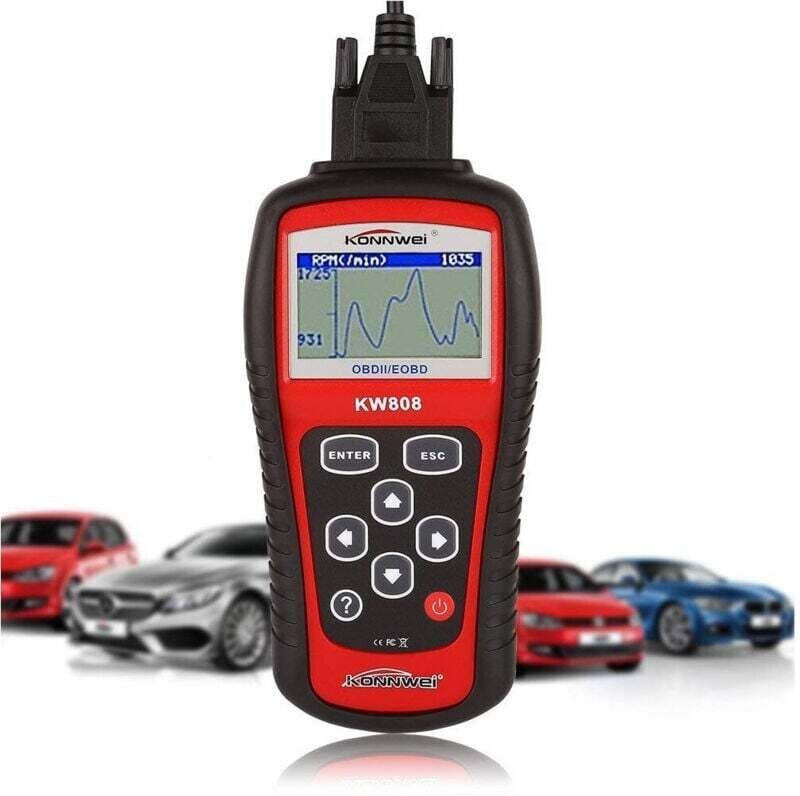 Obd OBD2 Tester, Fehlercode-Lesegerät, Fehlercode, KW808 - Ymyny