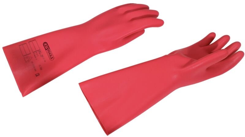 Ks Tools Elektriker-Schutzhandschuh mit Schutzisolierung, Größe 9, rot