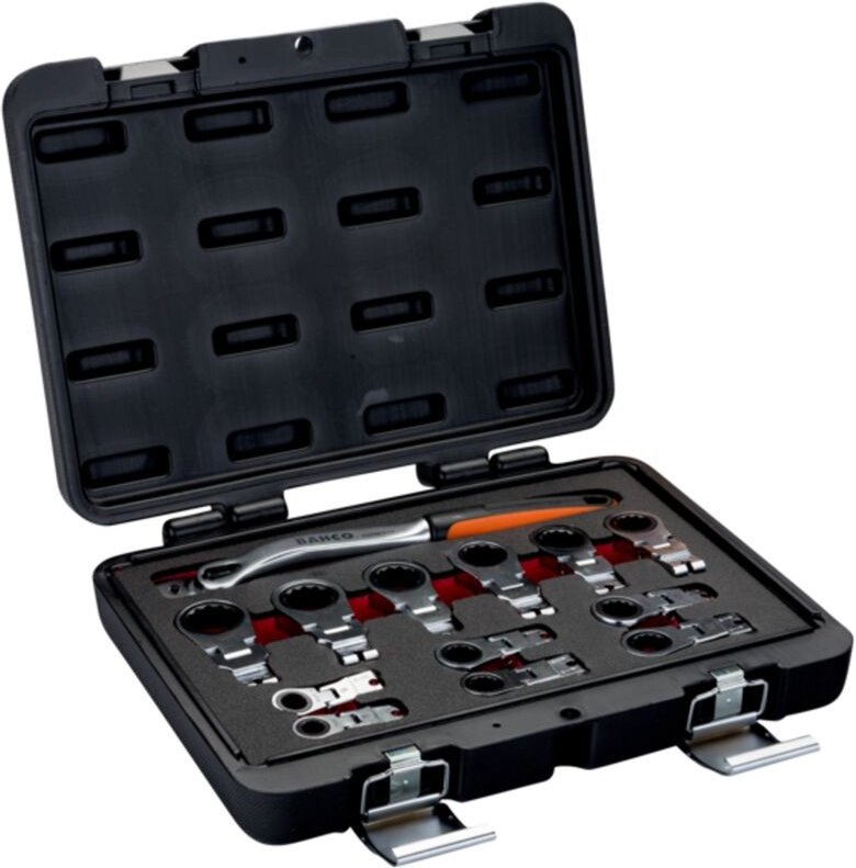 Thumbnail - Knarren-Ringschlüsselsatz, verstellbar, 280 mm - Bahco