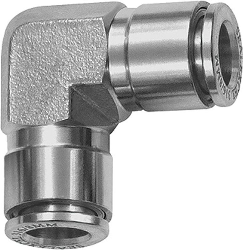 L-Steckverbindung, für Schlauch-Außen-Ø 4, Edelstahl 1.4404 - Riegler