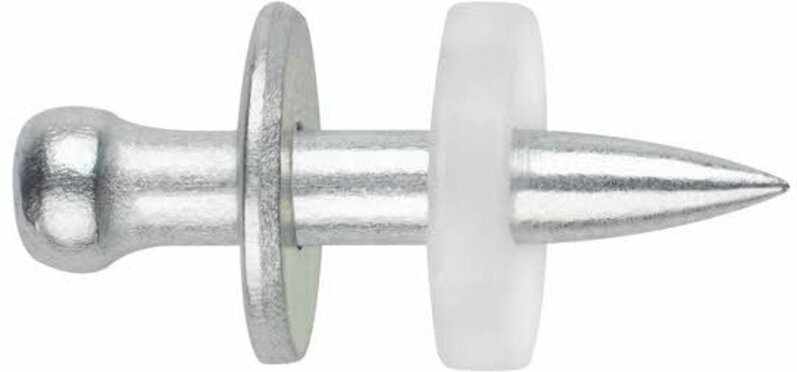 Box mit 100 - Standards mit doppelter Metall- und Kunststoffscheibe 12 mm für Pistole FP12 - Verzinkt 3,8 x 42