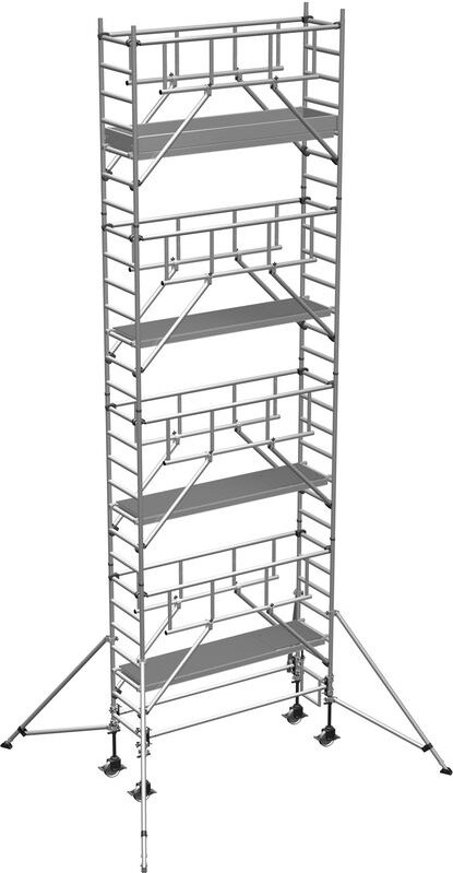 Zarges Fahrgerüst MultiTower S-PLUS 1T mit Auslegern 1,80m Plattformlänge 9,25m AH