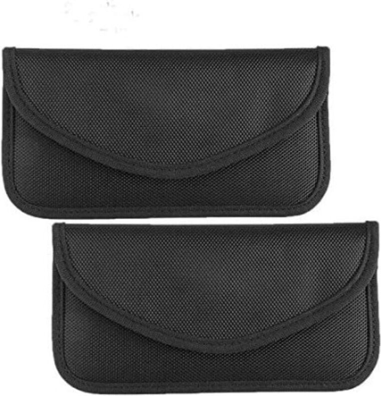 Thumbnail - (2er-Pack) Signalabschirmtaschen für Autoschlüssel, RFID-Signalabschirmtaschen, diebstahlsichere Faraday-Taschen für Aut...