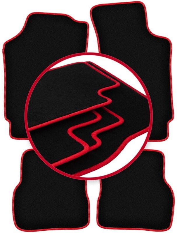 CARLUX-RED Autofußmatten für: Skoda Felicia Fließheck, Kombi (1994-2001)