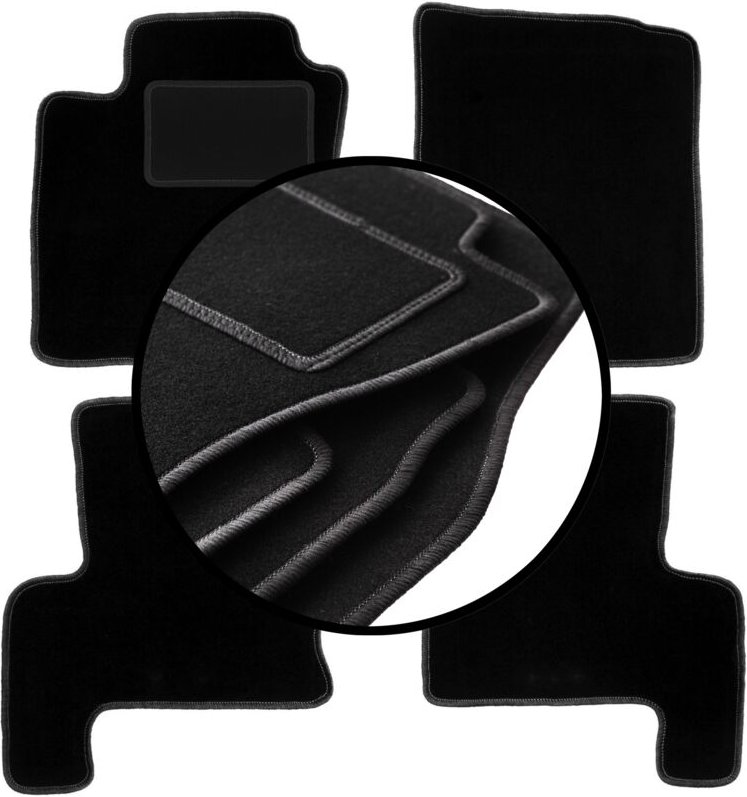 Komplettset Veloursmatten für: Suzuki Grand Vitara XL7 SUV (2002-2005)