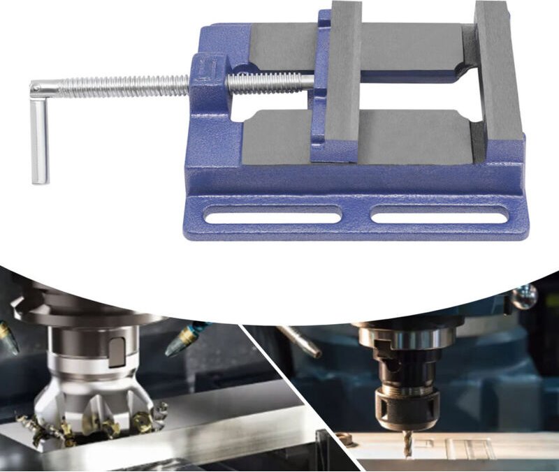 Senderpick - Maschinenschraubstock 125mm Schraubstock für Bohrmaschine Werkstatt