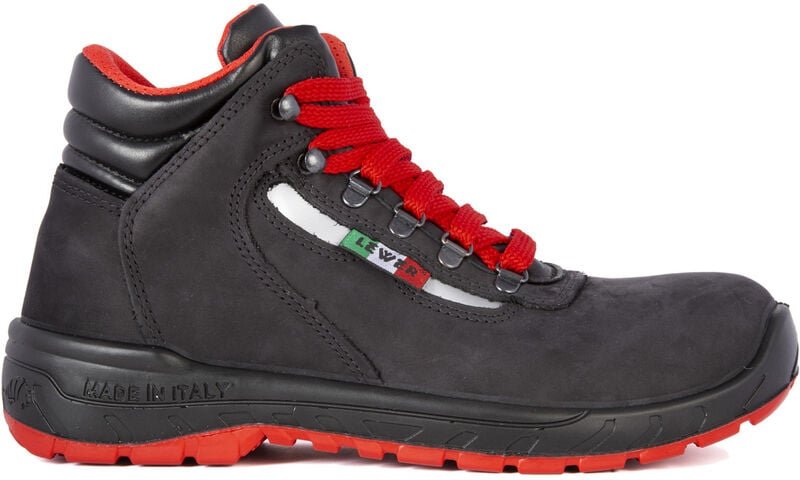 Thumbnail - Scarpe alte sicurezza Lewer Bagnoli 440 S3 src - 45 eu - Schwarze