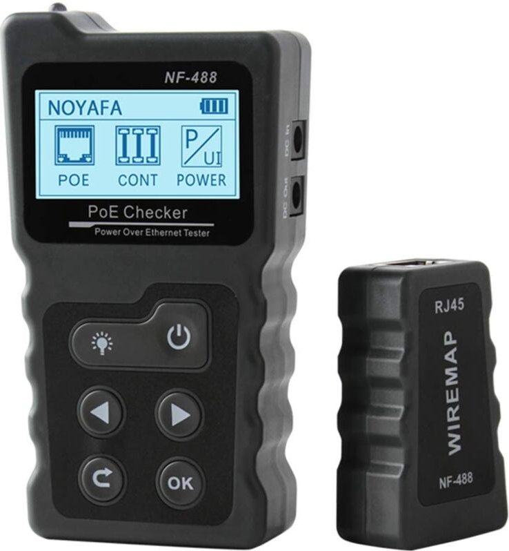 Aougo - PoE-Spannungs- und Stromtester mit NF-488-Kabeltester