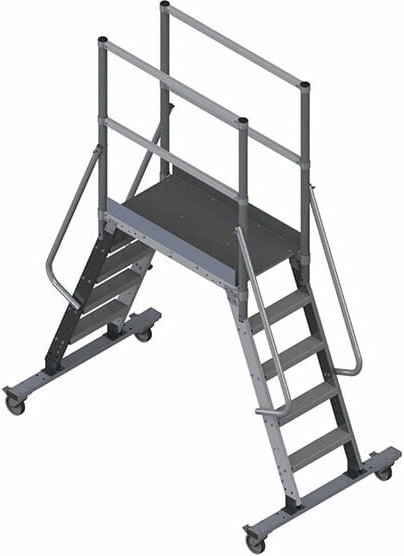 Plattformleitern 4 Stufen - Max. Arbeitshöhe 2.90m - SLPDA/100/1000-R